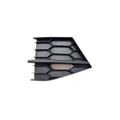 Skoda SuperB 2015-2019 Ön Tampon Sol Yan Izgarası Siyah 3V0853665