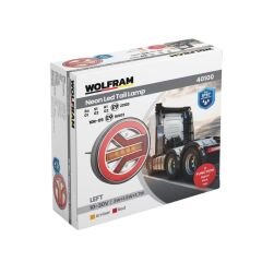 Led Yuvarlak 3 Fonksiyonlu Stop-Sinyal-Park Lambası 10-30V E9 Belgeli Sol 40100