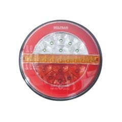 Led Yuvarlak 4 Fonksiyonlu Stop-Sinyal-Park Lambası 10-30V E9 Belgeli Sol 40130