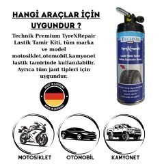 TECHNİK® TyreXrepair – Lastik Tamir Kiti Spreyi 400ml