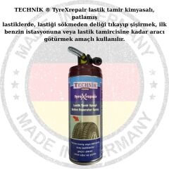 TECHNİK® TyreXrepair – Lastik Tamir Kiti Spreyi 400ml