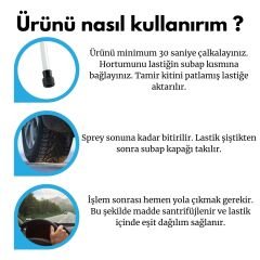 TECHNİK® TyreXrepair – Lastik Tamir Kiti Spreyi 400ml