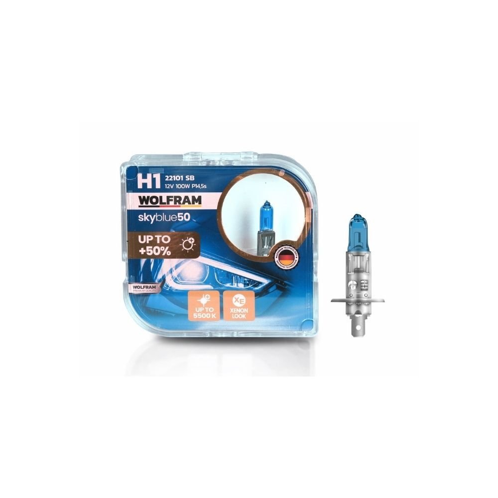 Halojen Ampul H1 Ampul Sky Blue Beyaz Işık 12V 100W 22101SB