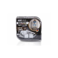 Halojen H4 Ampul NV +%150 Fazla Işık ve %20 Beyaz Işık 12V 60/55W