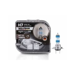 H7 Halojen Ampul NV +%150 Fazla Işık ve %20 Beyaz Işık 12V 55W 22197NV