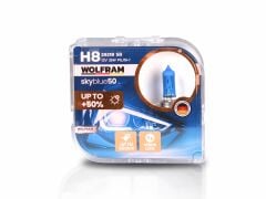 H8 Halojen Ampul Sky Blue Beyaz Işık 12V 35W 29218SB