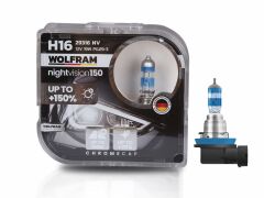 H16 Halojen Ampul NV +%150 Fazla Işık ve %20 Beyaz Işık 12V 19W 29316NV