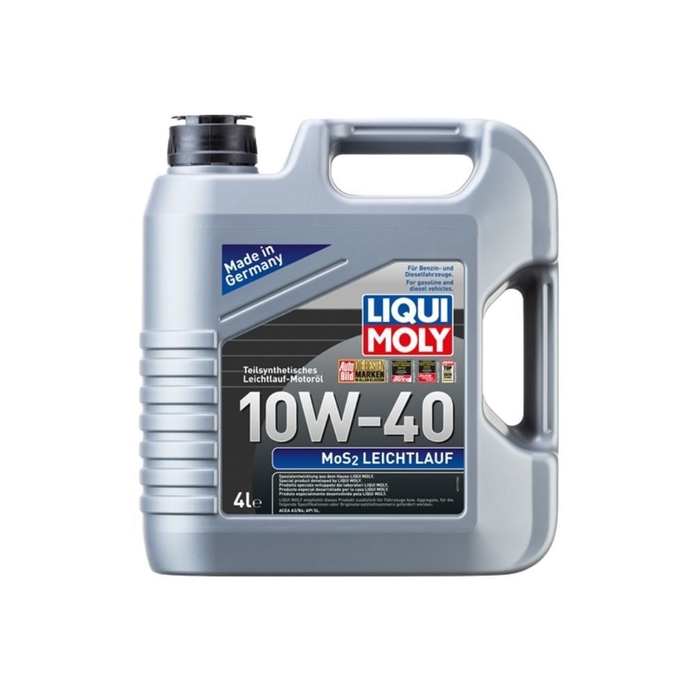 Liqui Moly 10W40 Motor Yağı Kısmi Sentetik MoS2'li LEICHTLAUF 4 Litre 6948