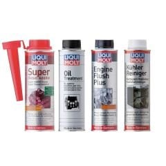 Liqui Moly Dizel Motor Bakım Kiti,Enjektör,Motor ve Radyatör Temizleme ve Yağ Bakım Seti 4'lü