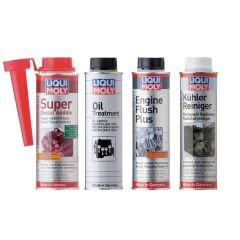 Liqui Moly Dizel Motor Bakım Kiti,Enjektör,Motor ve Radyatör Temizleme ve Yağ Bakım Seti 4'lü
