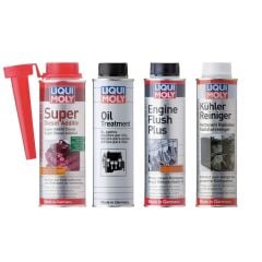 Liqui Moly Dizel Motor Bakım Kiti,Enjektör,Motor ve Radyatör Temizleme ve Yağ Bakım Seti 4'lü