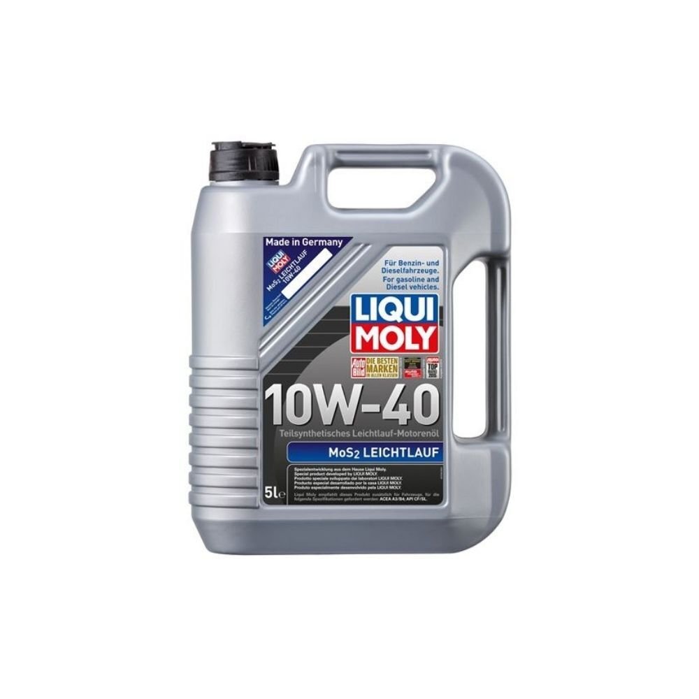 LIQUI MOLY 10W40 Motor Yağı Kısmi Sentetik MoS2'li LEICHTLAUF 5 Litre 2184