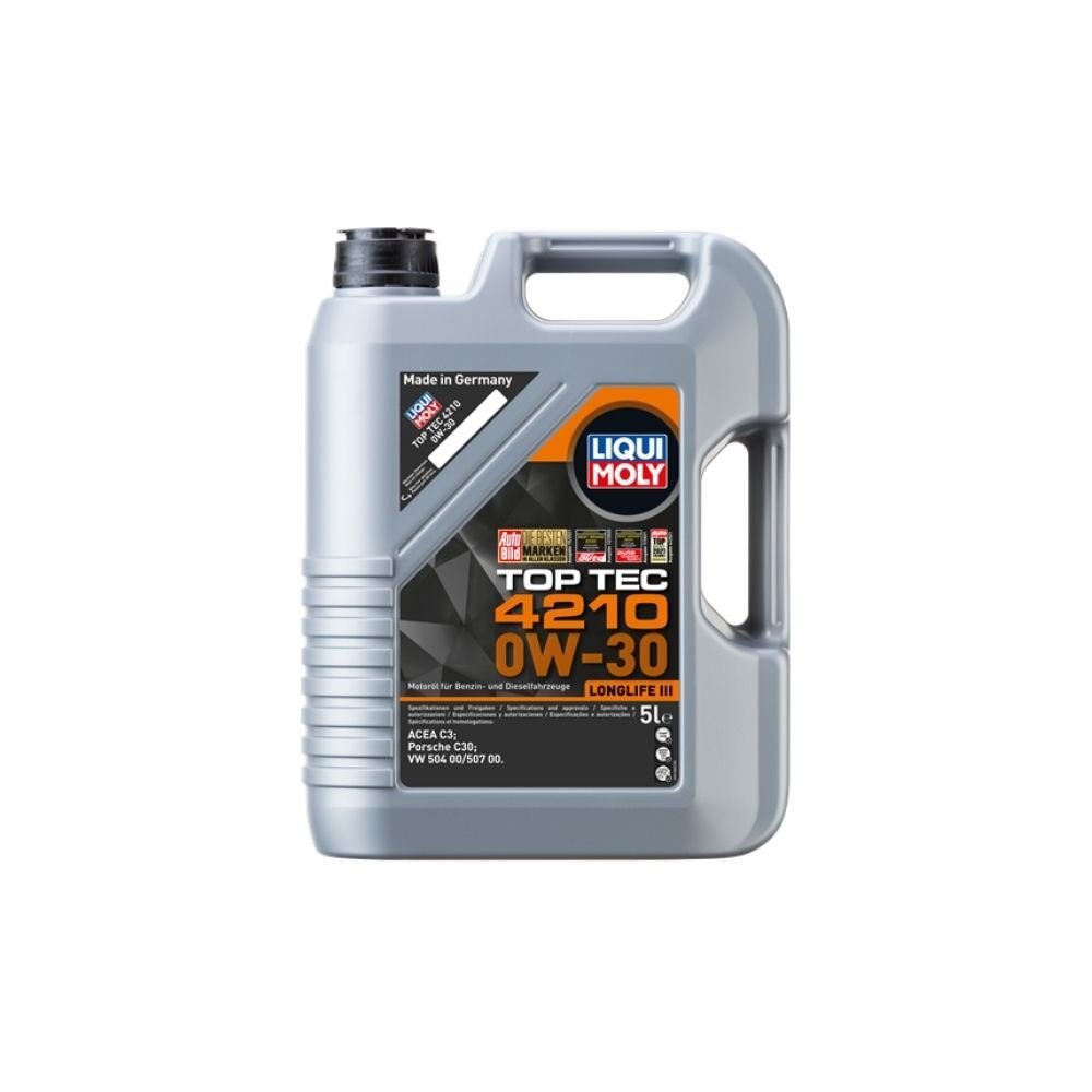 LIQUI MOLY 0W30 VW Motor Yağı Tam Sentetik TOP TEC 4210 5 Litre 21605