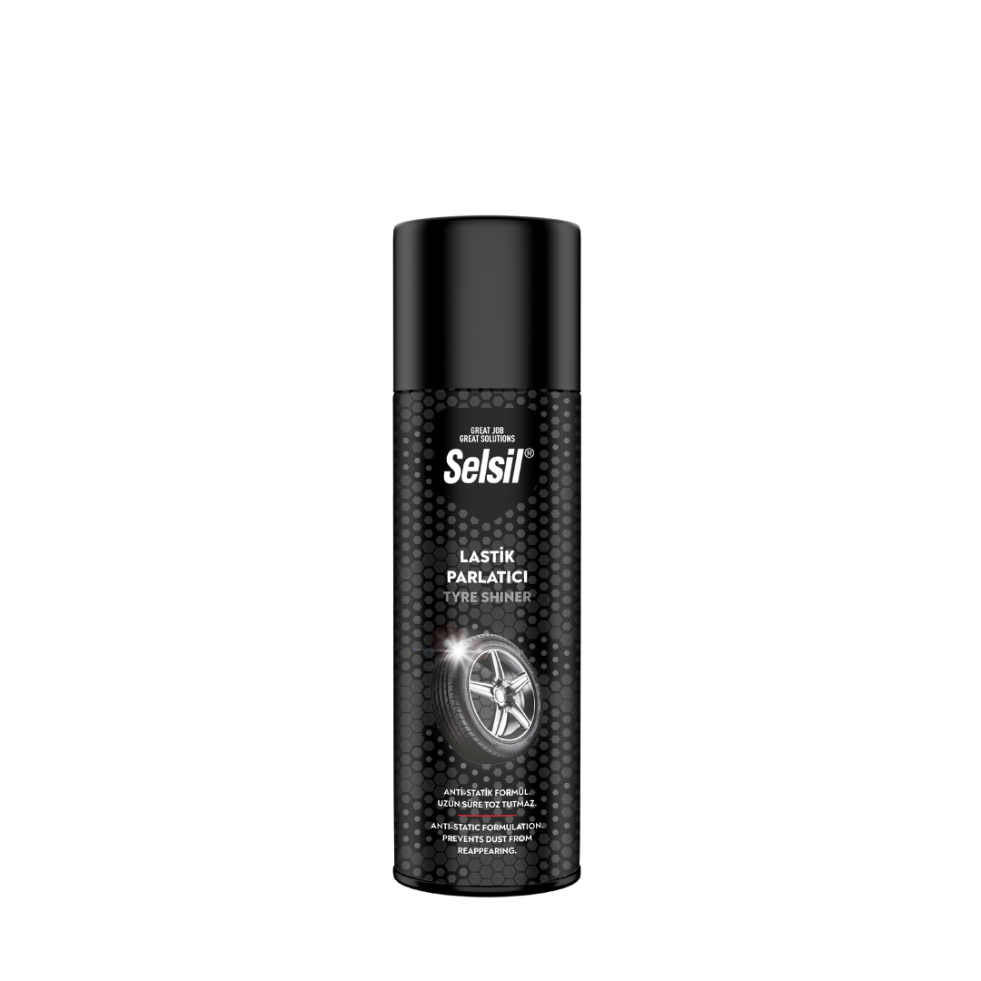 Selsil Lastik Parlatıcı Sprey 500 ML