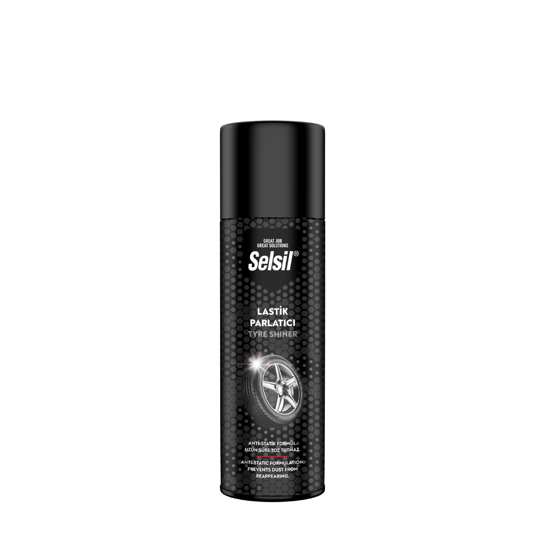 Selsil Lastik Parlatıcı Sprey 500 ML
