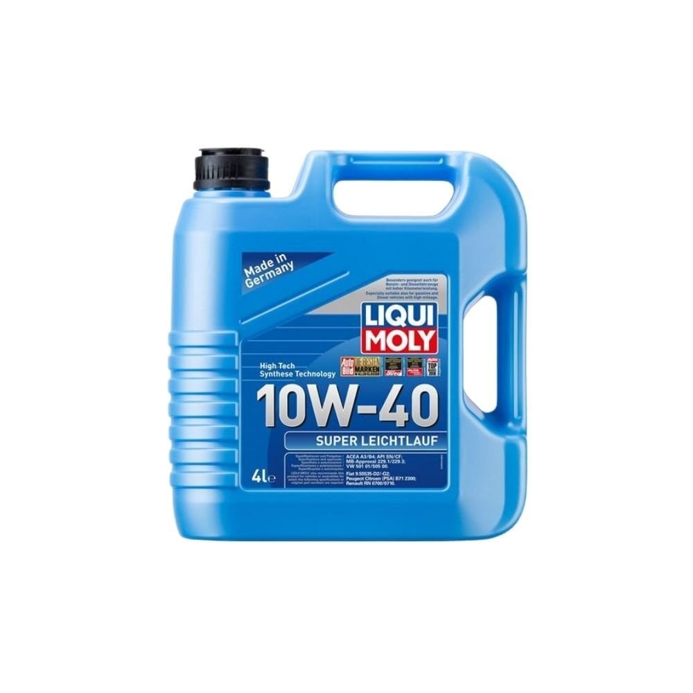 LIQUI MOLY 10W40 Motor Yağı Süper Sentetik SUPER LEICHTLAUF 4 Litre 9504