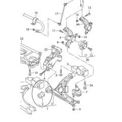 Volkswagen Caddy, Golf 5, Golf 6, Jetta, Passat Salıncak Fişeği Salıncak Burcu 1K0407182