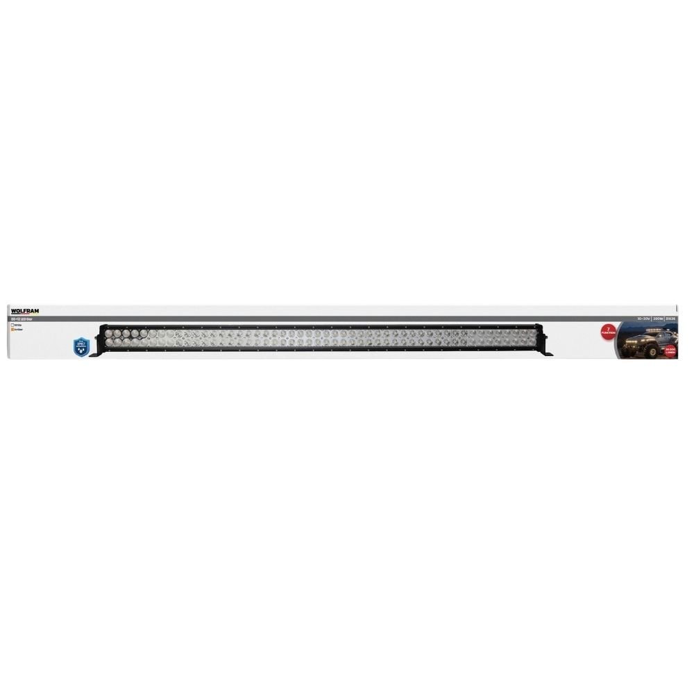Led Bar Beyaz Işık + Amber Işık 7 Fonksiyon Çakarlı 137 cm 12/24V E-Belgeli 300W 31636