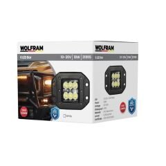 Led Arka Tampon Off-Road Lambası Beyaz Gömme Bağlantılı 10/30V E-Belgeli 18W 31995