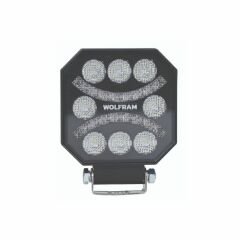 Led Çalışma Lambası Emojili 8 Led Beyaz + Sarı Sinyal Fonksiyonlu 10/30V E-Belgeli 24W+21W 32002