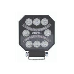 Led Çalışma Lambası Emojili 8 Led Beyaz + Sarı Sinyal Fonksiyonlu 10/30V E-Belgeli 24W+21W 32002