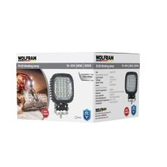 Led Kare Çalışma Lambası Ağır Hizmet 4.160 Lümen Spot 10/30V E-Belgeli 48W 32105