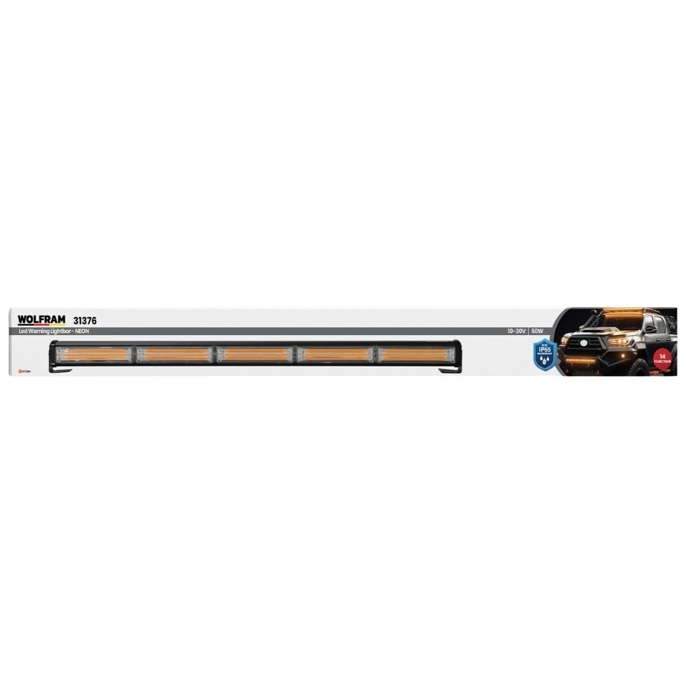 Led İkaz Lambası NEON 14 Fonksiyon 76 cm 10/30V E-Belgeli 50W 31376