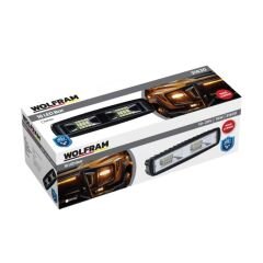 Led Gündüz Farı Alttan Bağlantı Dikdörtgen 12/24V E-Belgeli 16W 31630