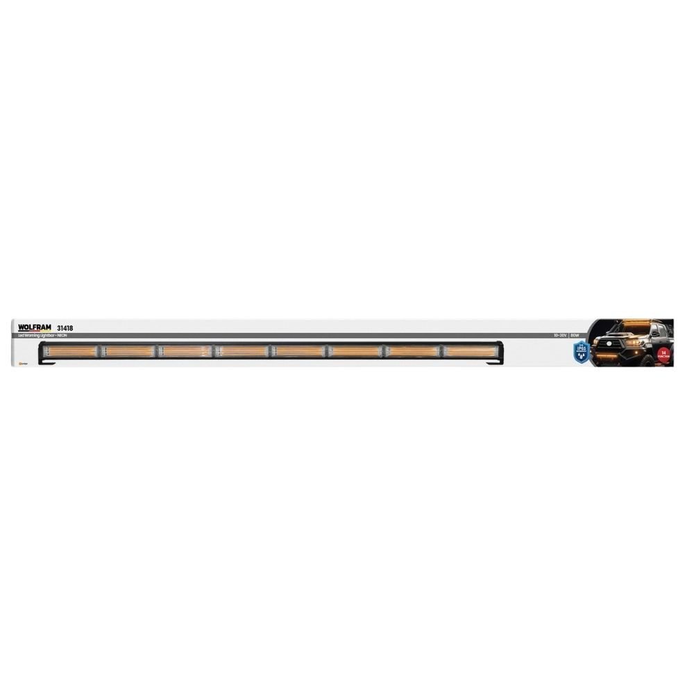 Led İkaz Lambası NEON 14 Fonksiyon 118 cm 10/30V E-Belgeli 80W 31418