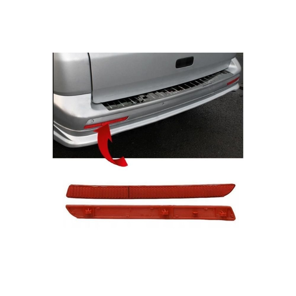 Volkswagen Transporter T6 2012-2016 Arka Tampon Reflektörü Sol 7E0945105A