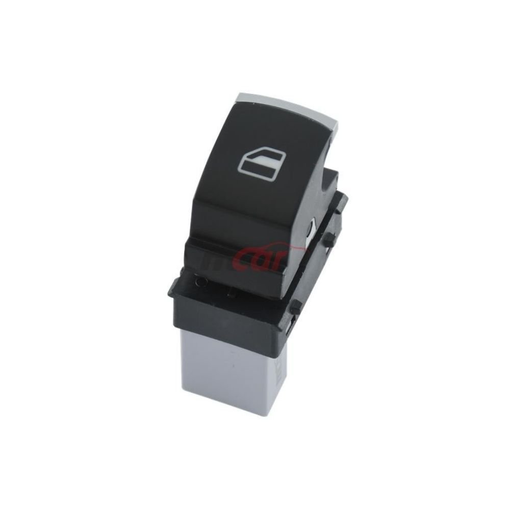 Volkswagen Caddy, Passat B7,Golf 6, Touareg, Tiguan, Cam Açma Kapama Anahtarı Tekli Kromlu 5K0959855