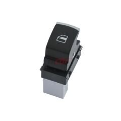 Volkswagen Caddy, Passat B7,Golf 6, Touareg, Tiguan, Cam Açma Kapama Anahtarı Tekli Kromlu 5K0959855