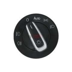 Volkswagen Golf 6, Passat B7, Caddy, Transporter T5, T6, Far Açma Anahtarı Kromlu Autolu 3C8941431A