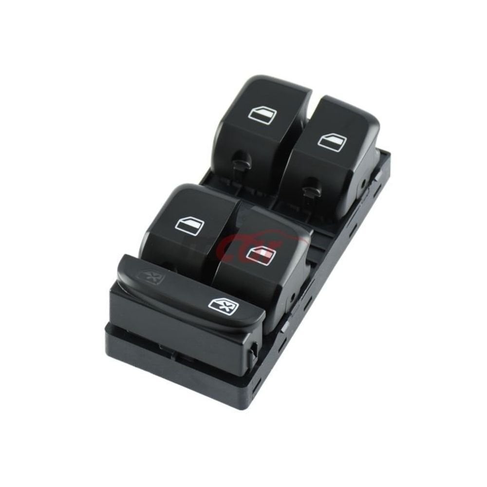 Audi A4 2007-2015, Audi A5 2009-2017, Q5 2008-2017, Cam Açma Kapama Düğmesi 4lü 8K0959851D