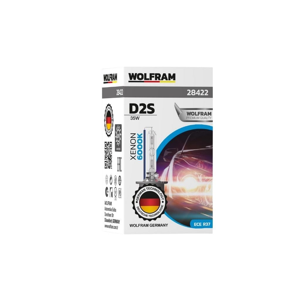 D2S Xenon Ampul Beyaz Işık 6000K 12V 35W