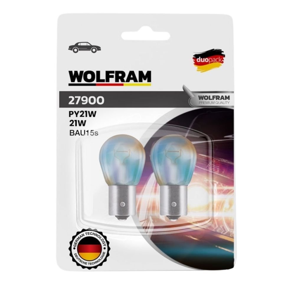 PY21W Stop Sinyal Ampulü 12V 21W BAU15s Multipack Kolormatik 2 Adet Geri Vites Ampulü