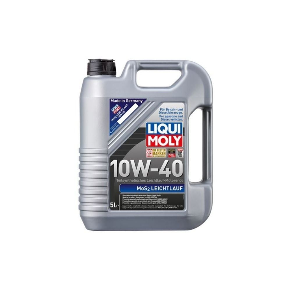 LIQUI MOLY 10W40 Motor Yağı Kısmi Sentetik MoS2'li LEICHTLAUF 5 Litre 2184